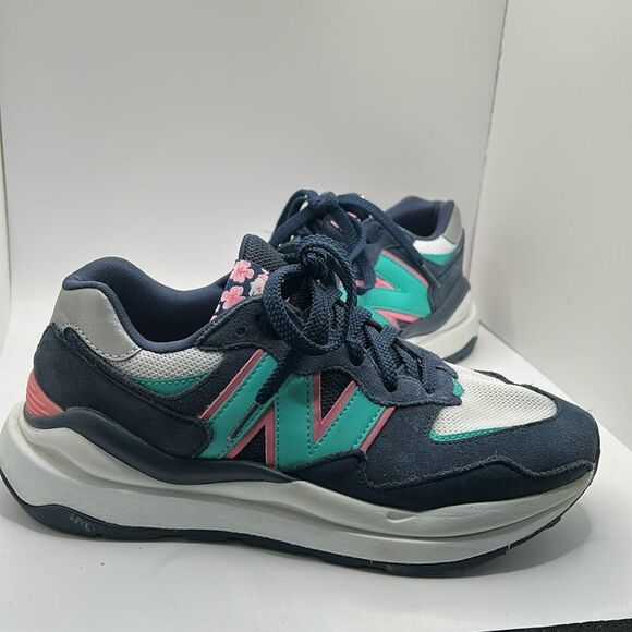 NEW BALANCE 57/40 'NATURAL INDIGO EMERALD SKY' - Picture 1 of 9